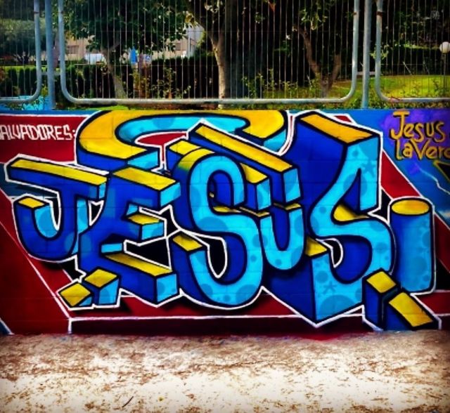 Detail Jesus Graffiti Nomer 33