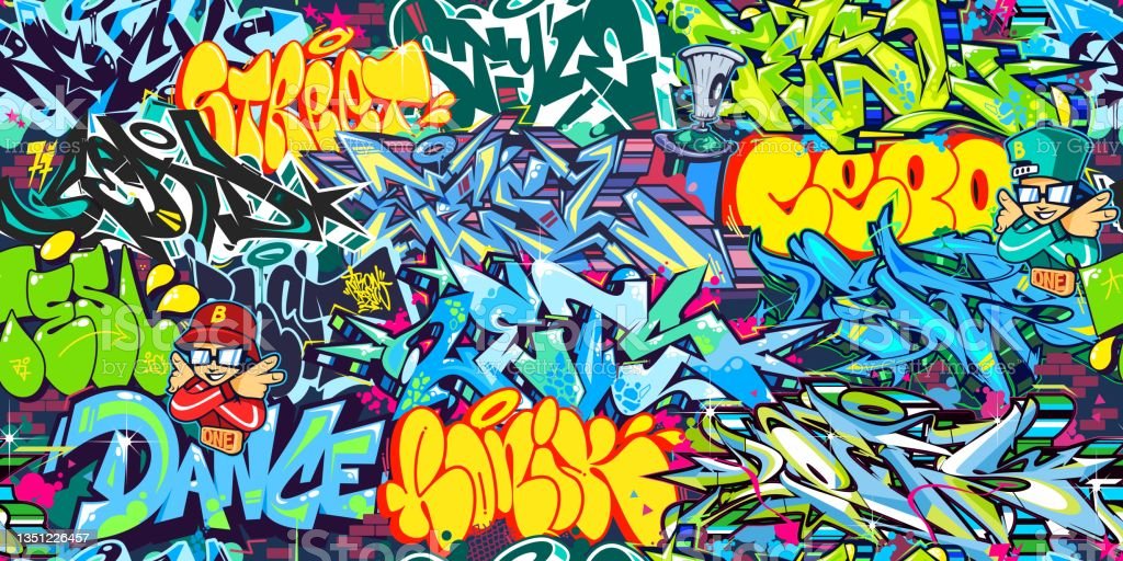 Detail Kaligrafi Abstrak Graffiti Nomer 14