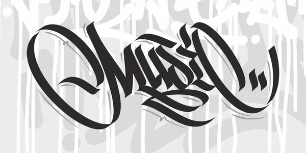 Detail Kaligrafi Abstrak Graffiti Nomer 20