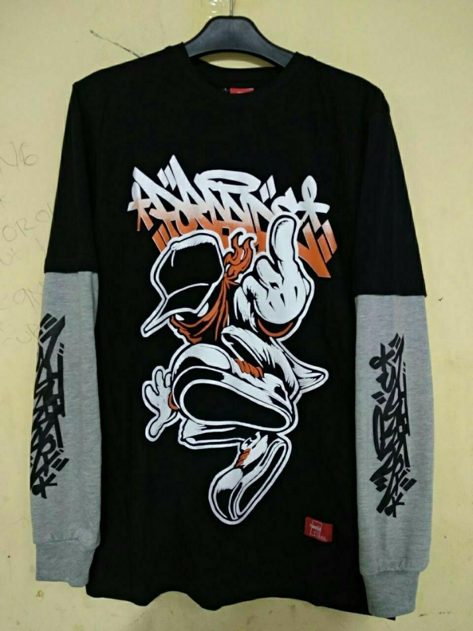 Detail Kaos Distro Graffiti Simple Nomer 11