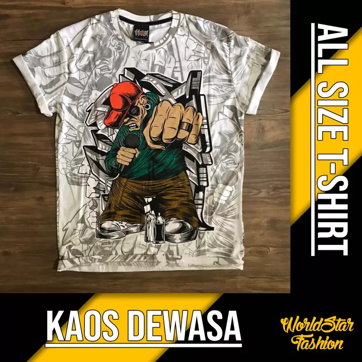 Detail Kaos Keren Graffiti Nomer 22