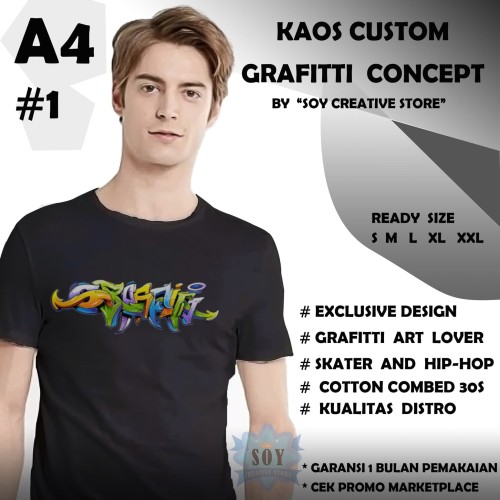 Detail Kaos Oblong Graffiti Nomer 52