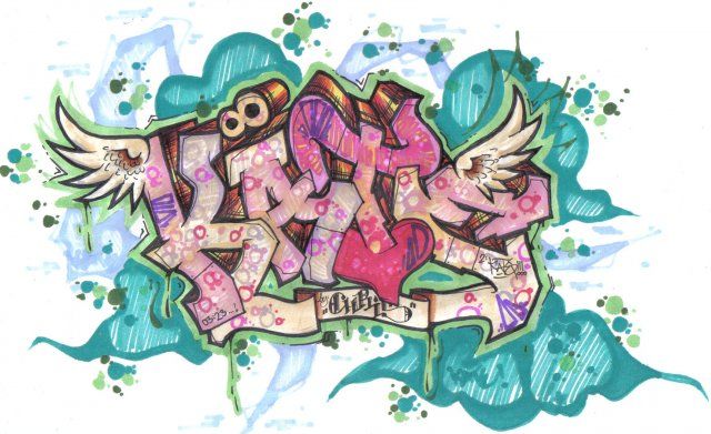 Detail Kate Graffiti Nomer 11