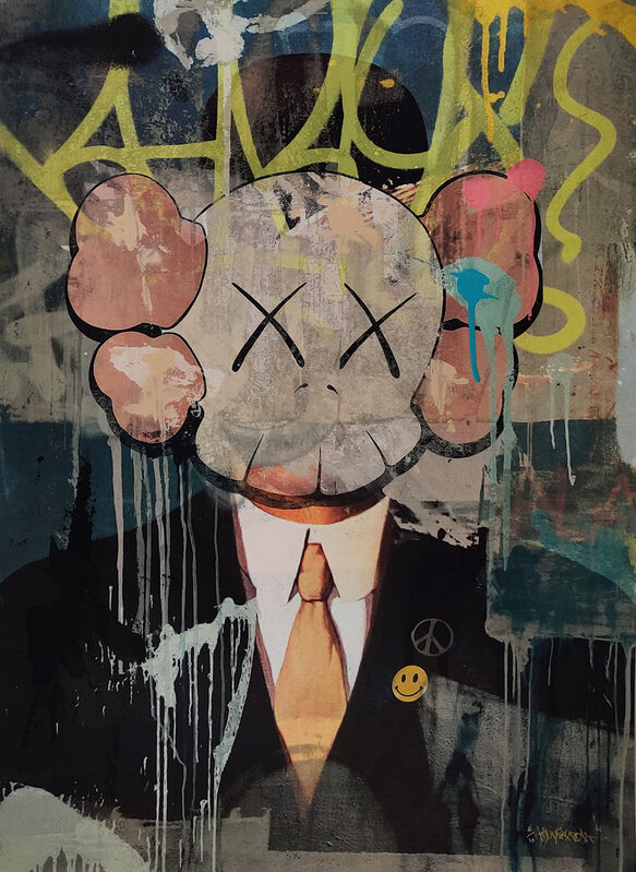 Detail Kaws Graffiti Nomer 10