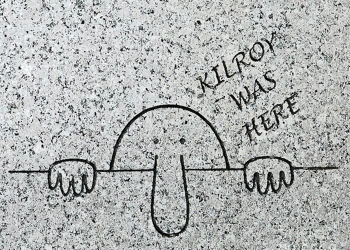 Detail Kilroy Graffiti Nomer 21