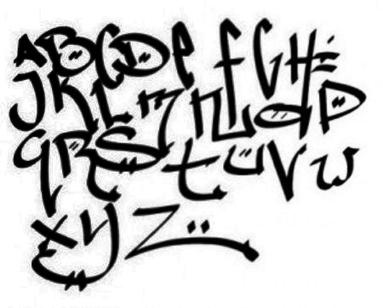 Detail Kumpulan Alphabet Graffiti Nomer 18