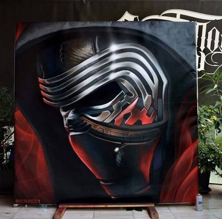 Kylo Ren Graffiti - KibrisPDR