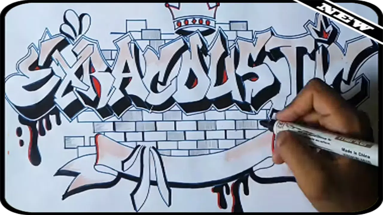 Detail Langkah Langkah Menggambar Graffiti Di Kertas Nomer 50