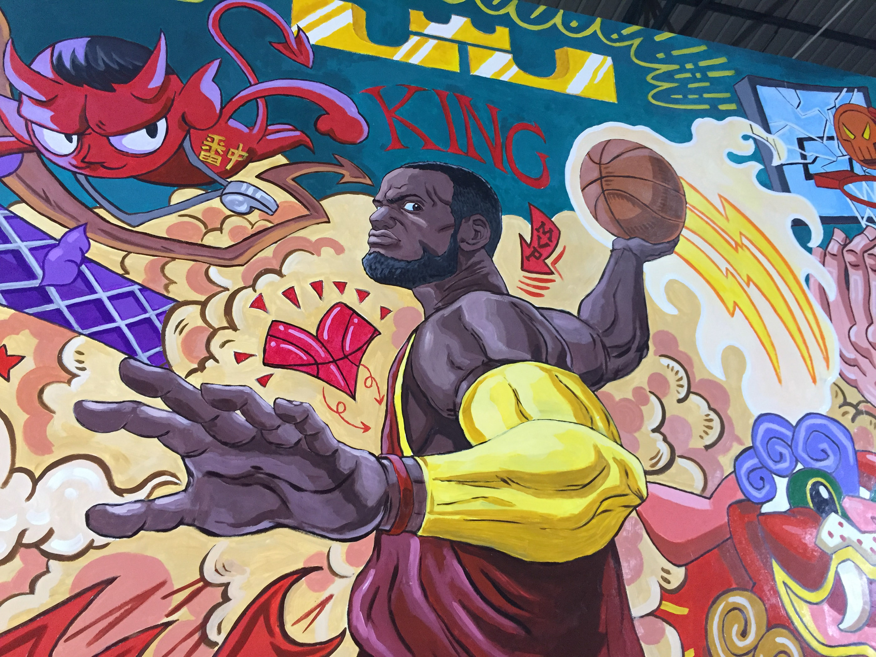 Detail Lebron James Graffiti Wall Nomer 4