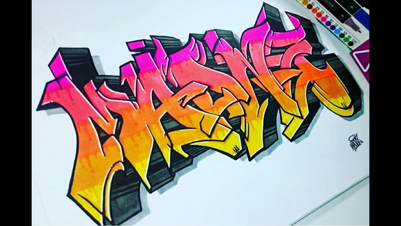 Detail Letras De Graffiti Para Dibujar Nomer 14