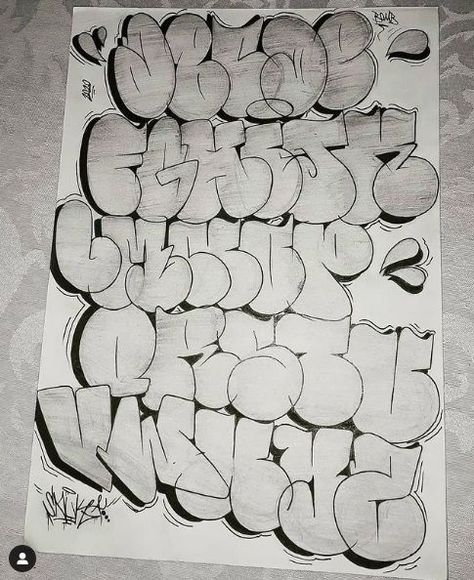 Detail Letras Para Graffiti Abecedario Nomer 26