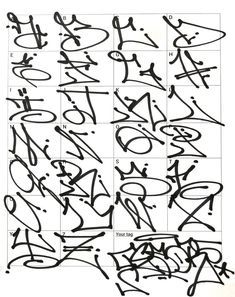 Detail Letras Para Graffiti Abecedario Nomer 46