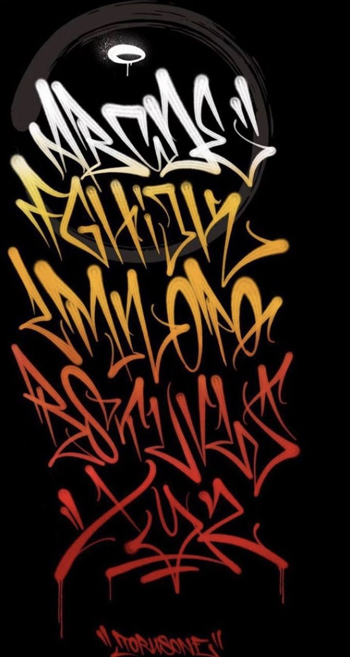 Detail Letras Para Graffiti Abecedario Nomer 51