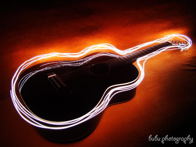 Detail Light Graffiti Guitar Nomer 6