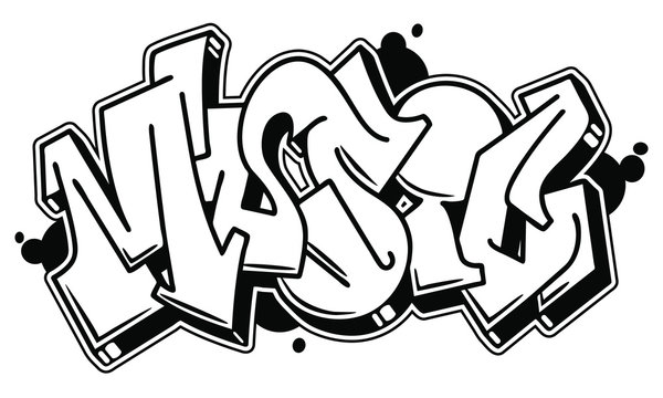 Detail Line Style Graffiti Nomer 13