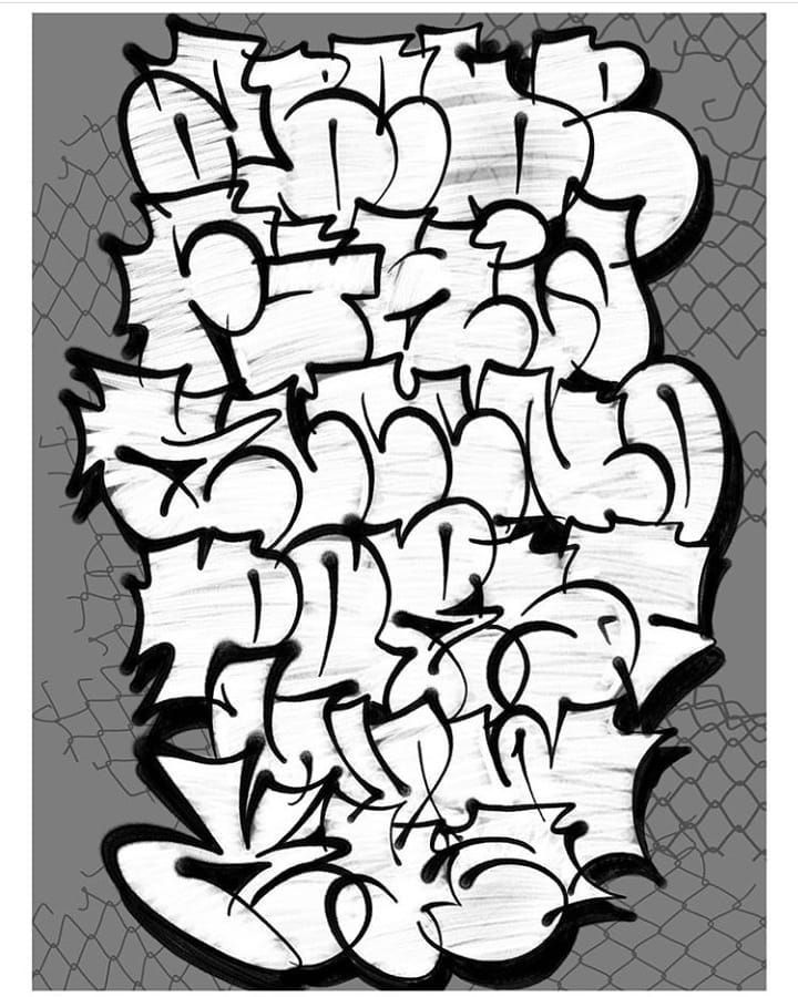 Detail Line Style Graffiti Nomer 14