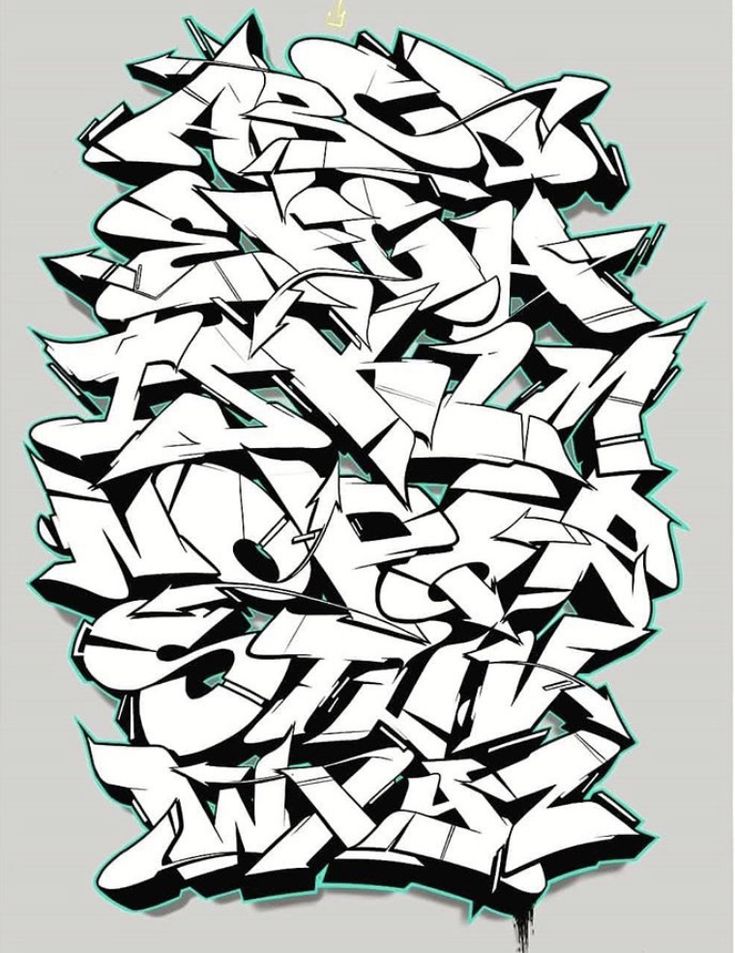 Detail Line Style Graffiti Nomer 20