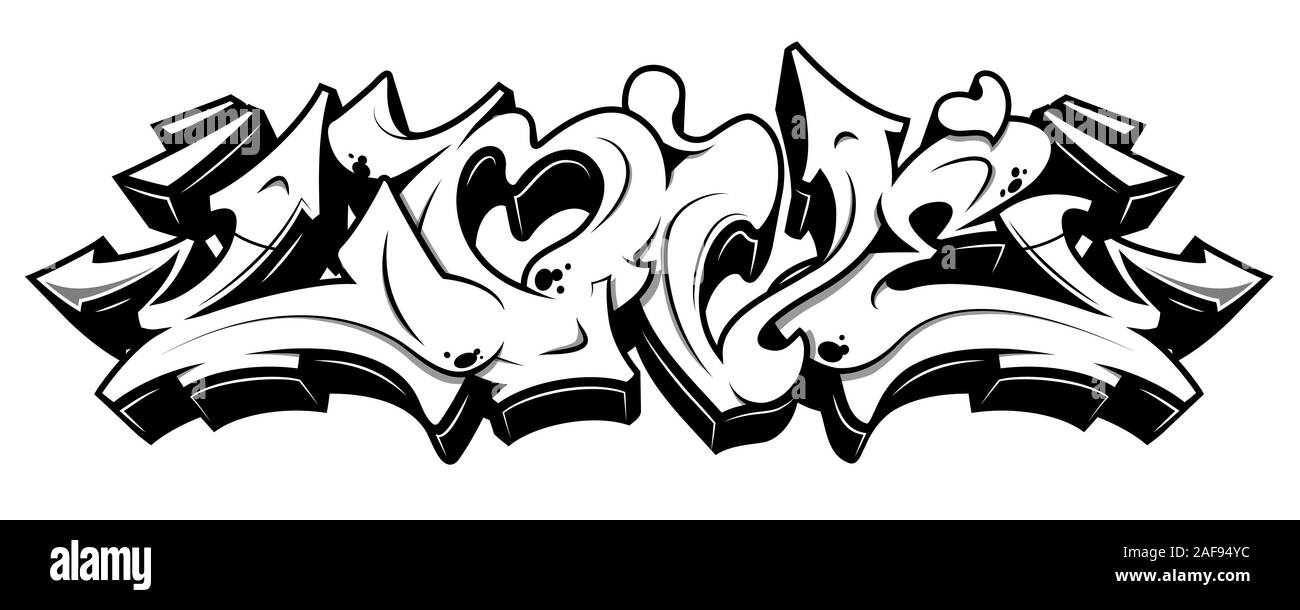 Detail Line Style Graffiti Nomer 23