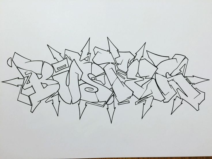 Detail Line Style Graffiti Nomer 29