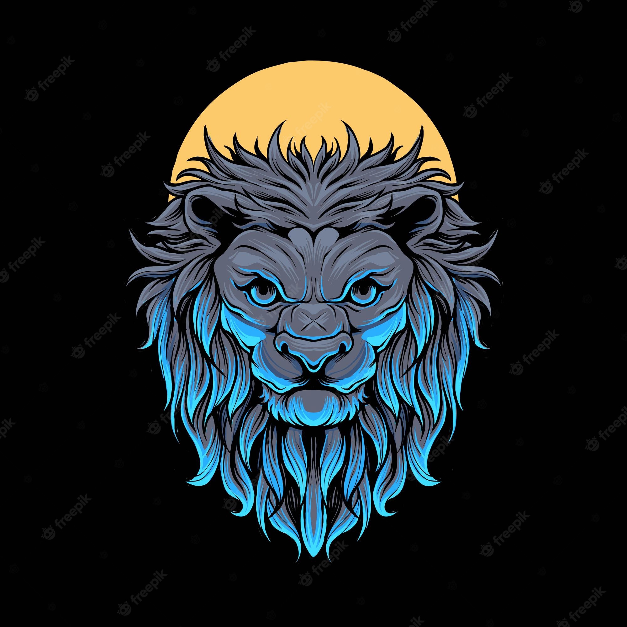 Detail Lion Head Graffiti Nomer 41