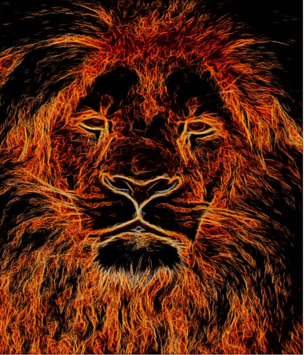 Detail Lion Head Graffiti Nomer 6