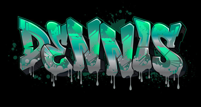 Detail Logo Graffiti Denny Nomer 4