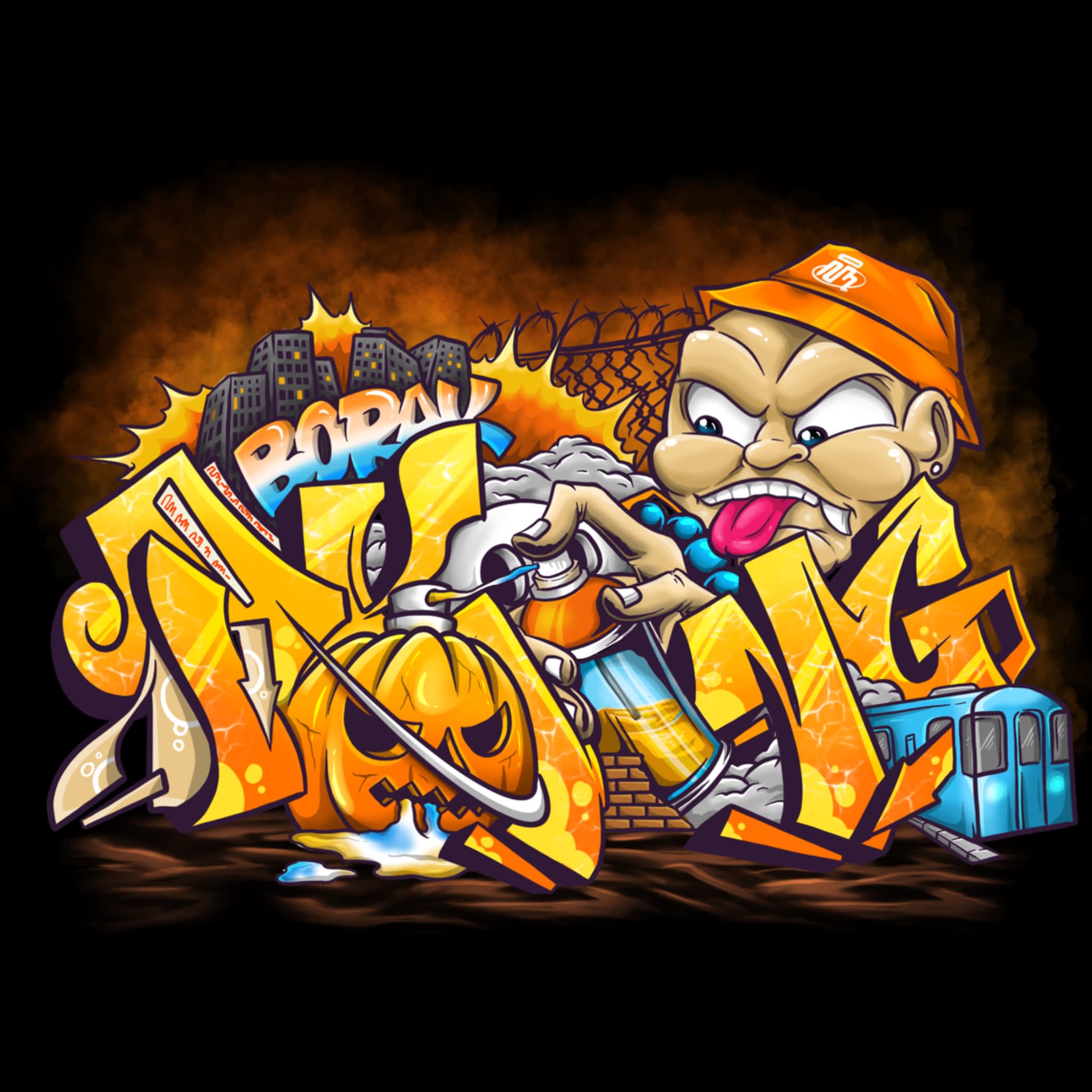 Detail Logo Graffiti Style Nomer 27