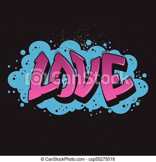 Detail Love Graffiti Art Nomer 51