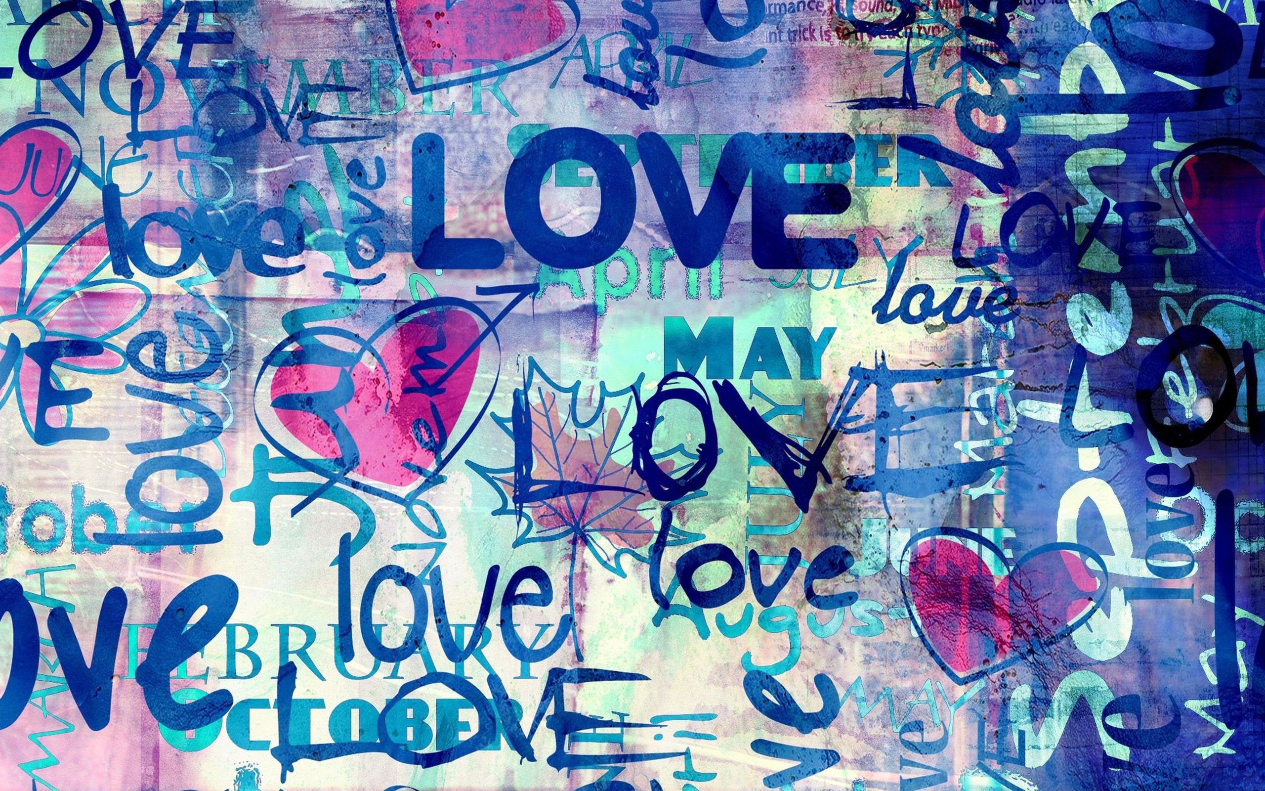 Detail Love Graffiti Background Nomer 2