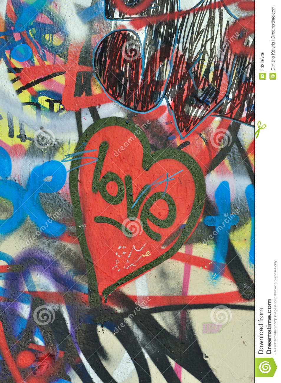 Detail Love Graffiti Background Nomer 14