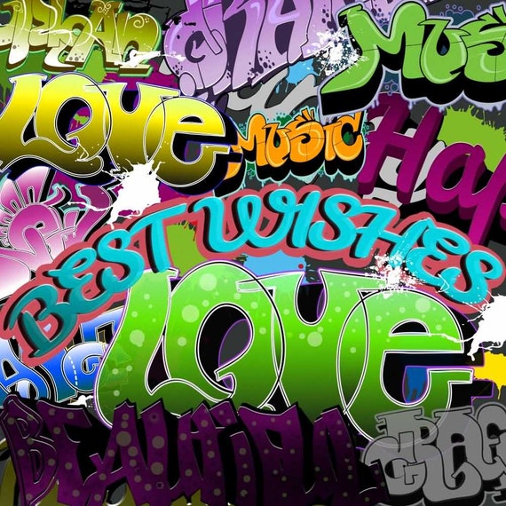 Detail Love Graffiti Background Nomer 46
