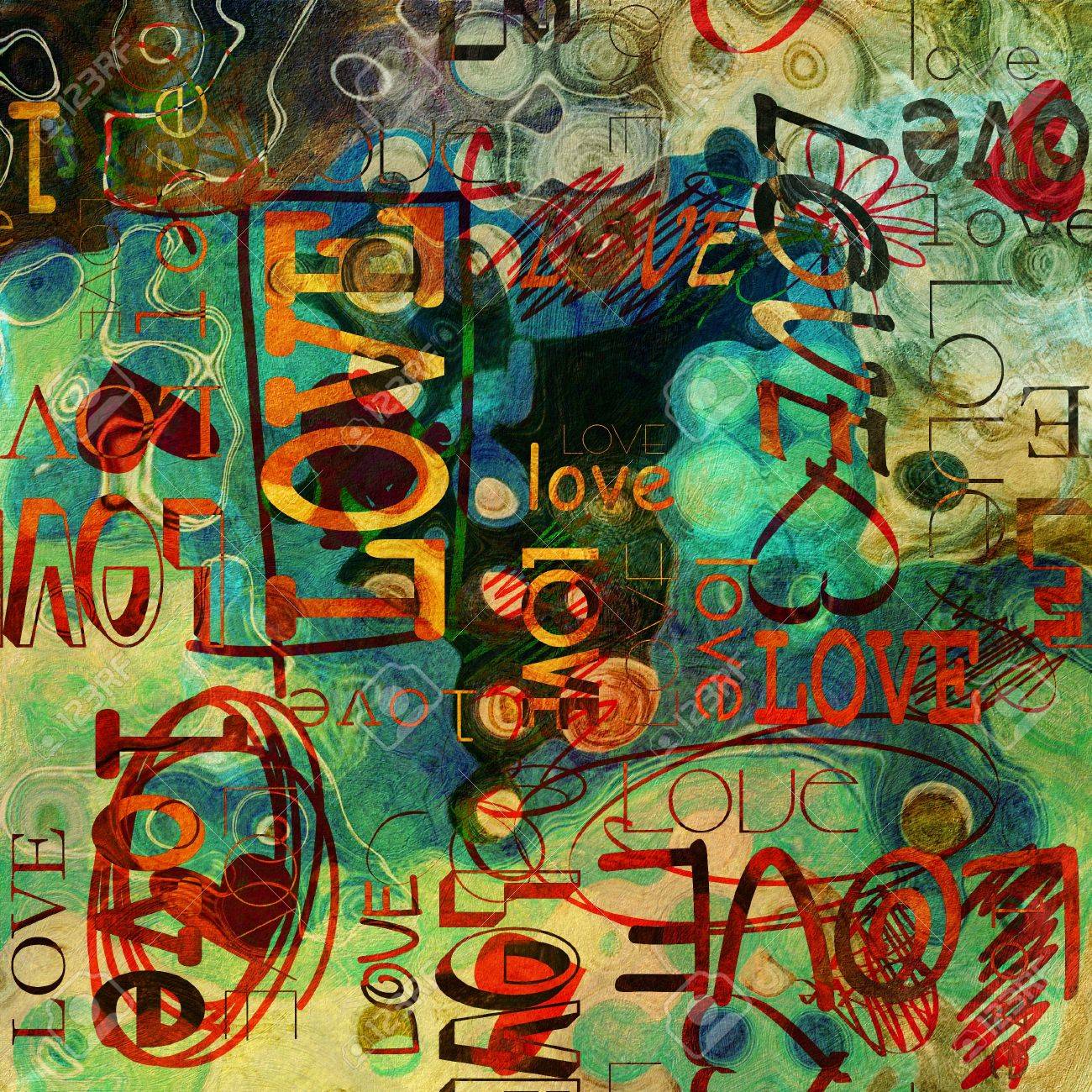 Detail Love Graffiti Background Nomer 51