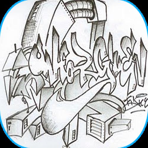 Detail Lukisan Graffiti Pensil Nomer 12