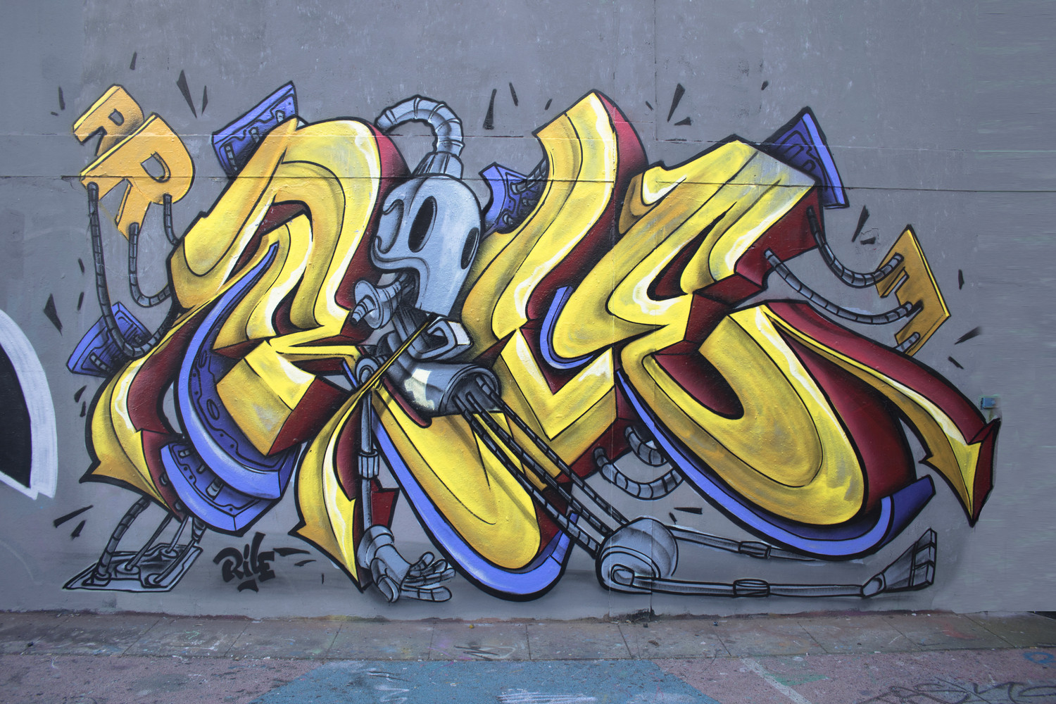 Detail Lukisan Graffiti Pensil Nomer 31