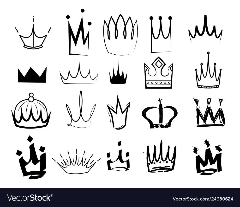 Mahkota Graffiti Vector - KibrisPDR