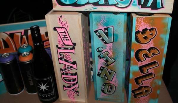 Detail Making Graffiti With Bottle Drink Nomer 2