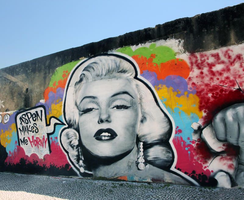 Detail Marilyn Monroe Graffiti Nomer 3