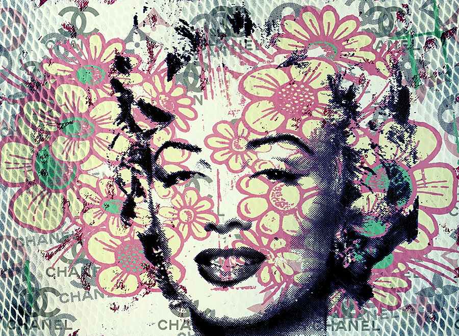 Detail Marilyn Monroe Graffiti Art Nomer 42