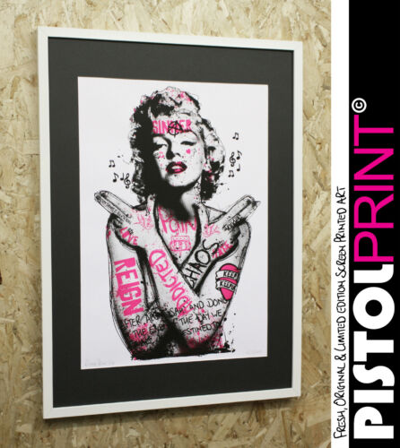 Detail Marilyn Monroe Graffiti Art Nomer 43