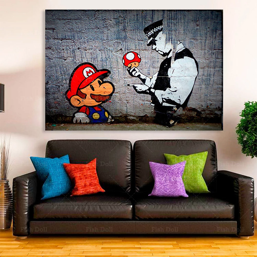 Detail Mario Bross Graffiti Nomer 17