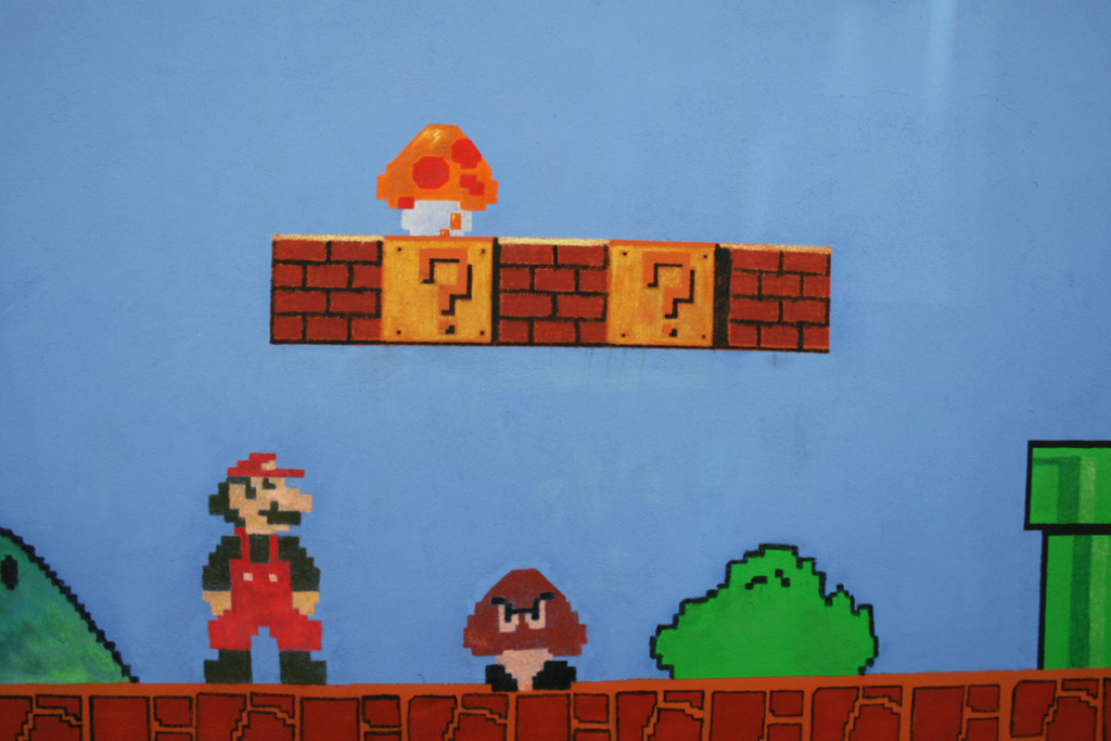 Detail Mario Bross Graffiti Nomer 21