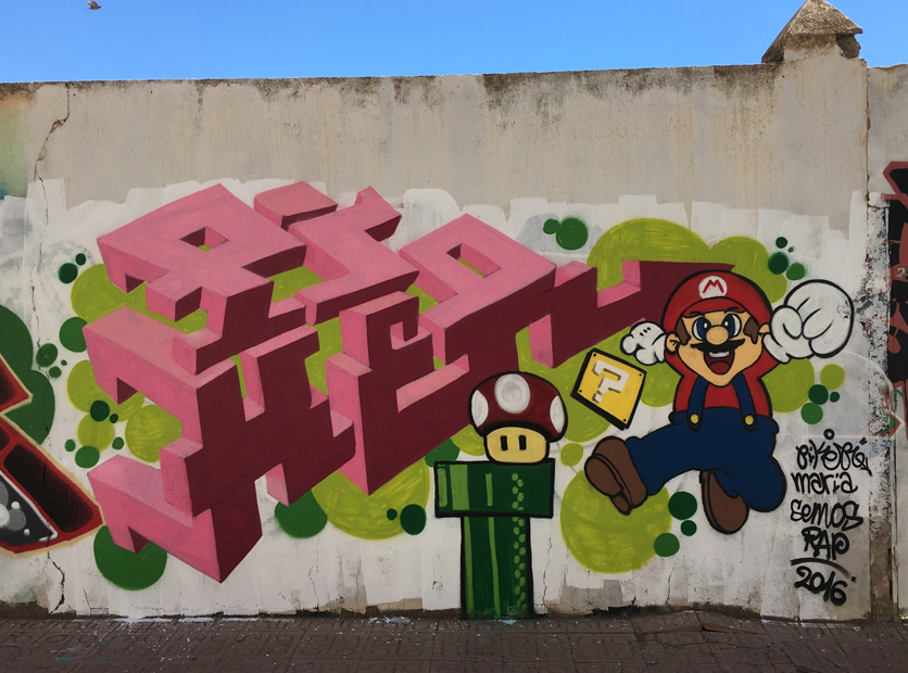 Detail Mario Bross Graffiti Nomer 28