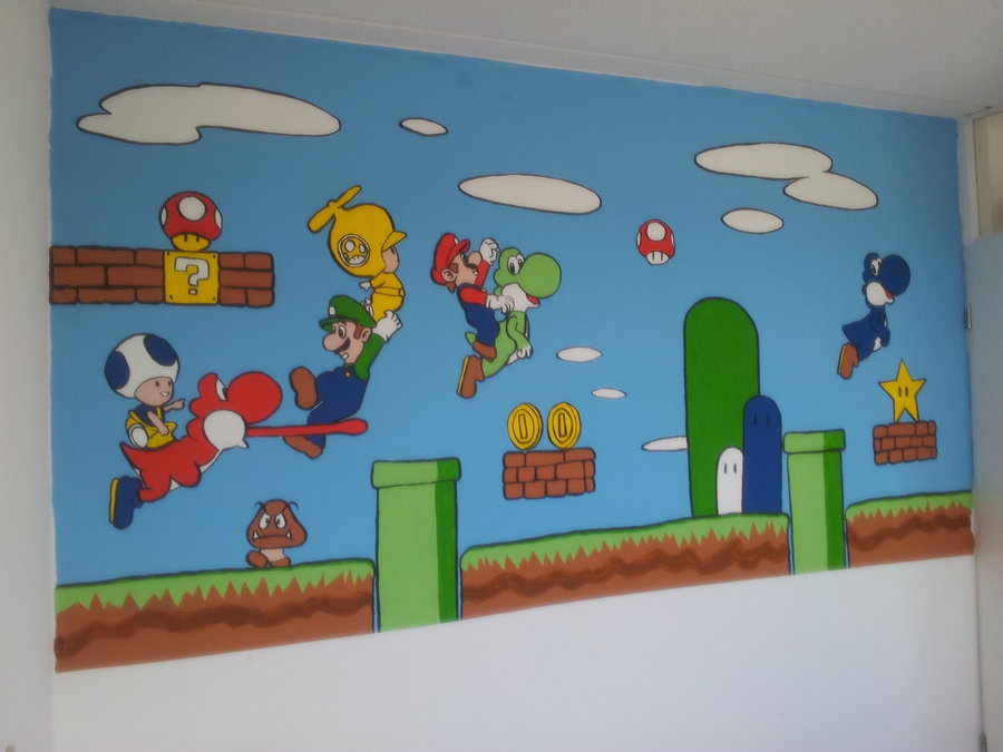 Detail Mario Bross Graffiti Nomer 35