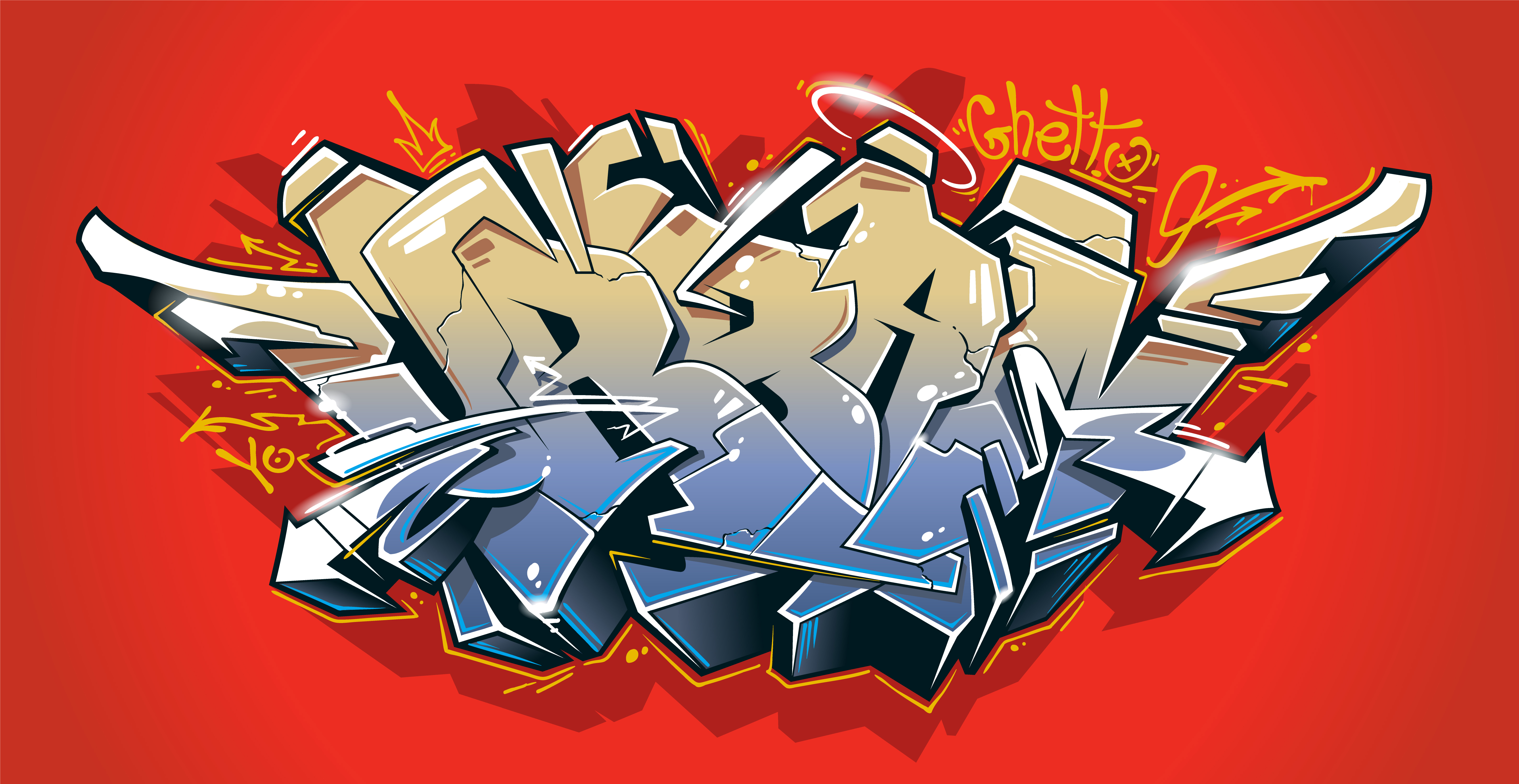 Detail Membuat Graffiti 3d Di Photoshop Nomer 13