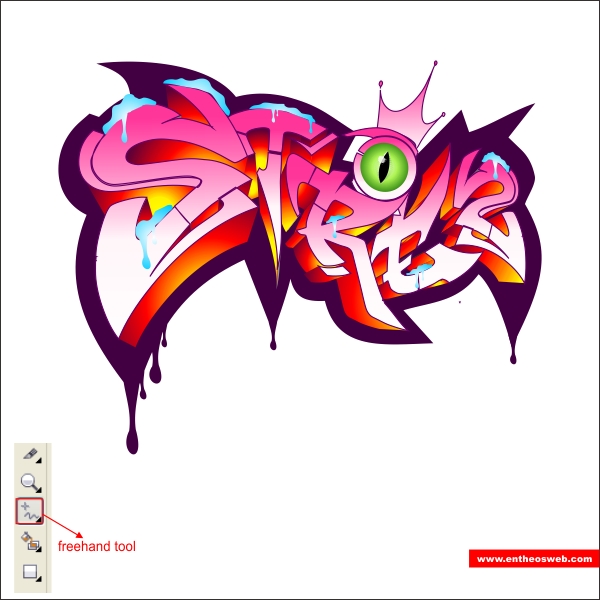 Membuat Graffiti Coreldraw - KibrisPDR