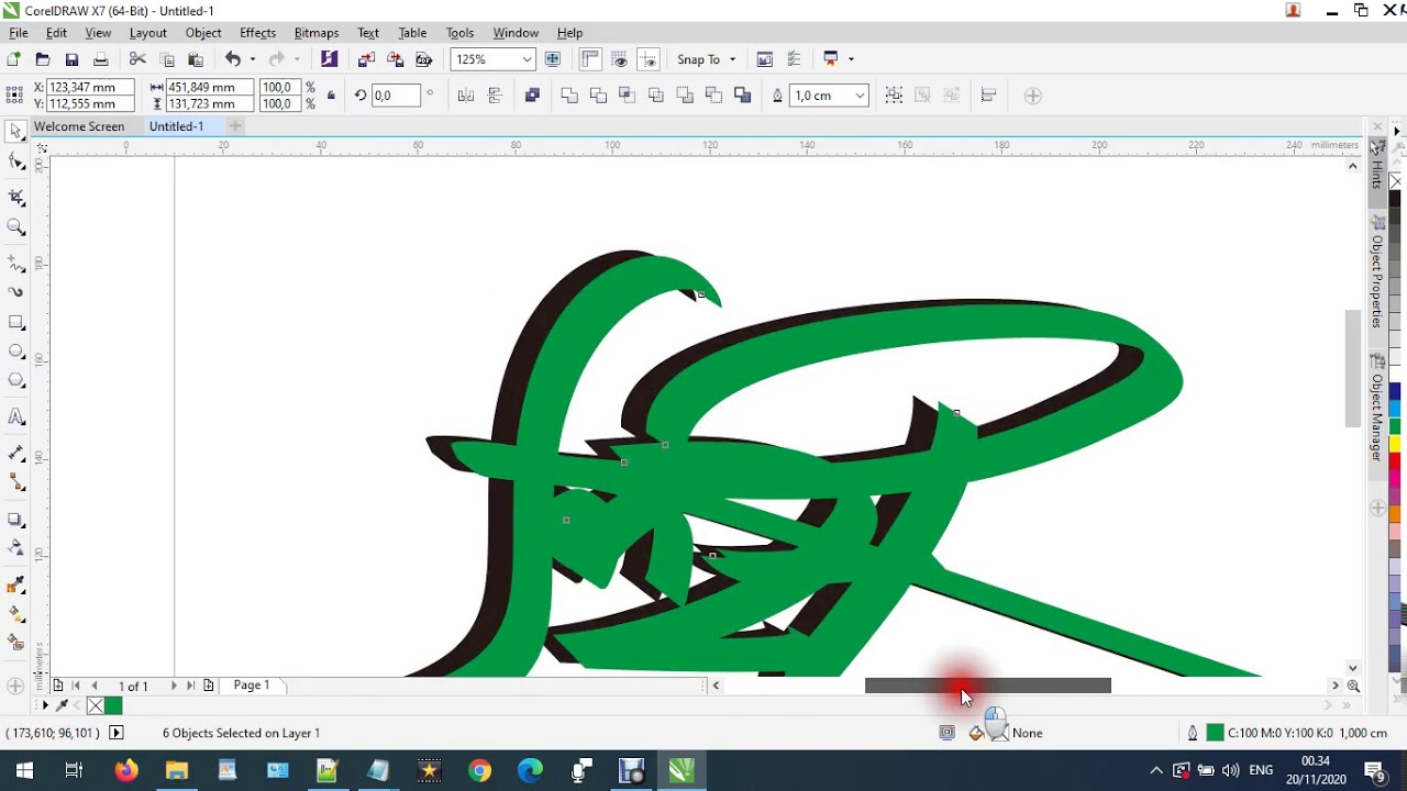 Detail Membuat Graffiti Dengan Coreldraw Nomer 3