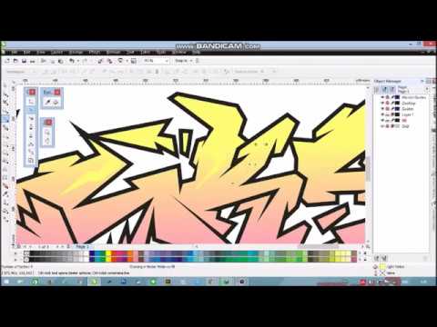 Detail Membuat Graffiti Dengan Coreldraw Nomer 7