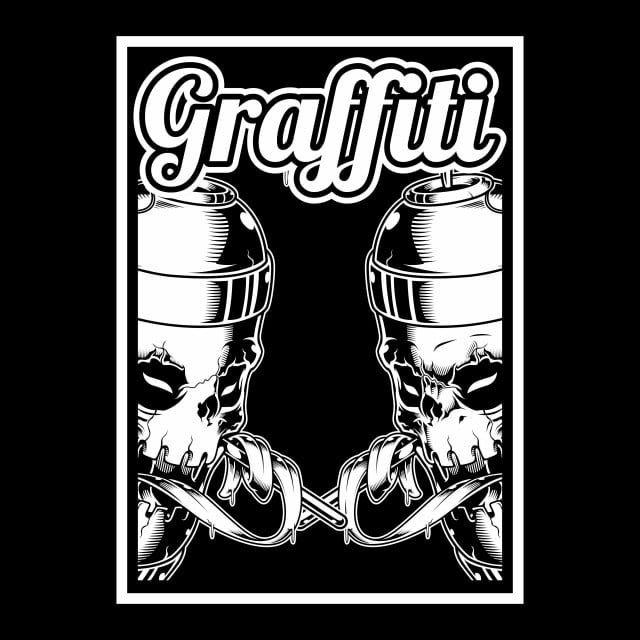 Detail Menggambar Graffiti Skull Nomer 31