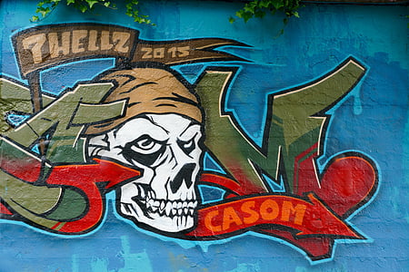 Detail Menggambar Graffiti Skull Nomer 41