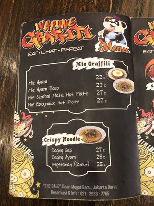 Detail Menu Warung Graffiti Daan Mogot Nomer 7